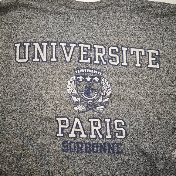 Universite Paris Sorbonne Ladies Size 5 Fleece Lined Made in France Sweat Shirt - Picture 6 of 8